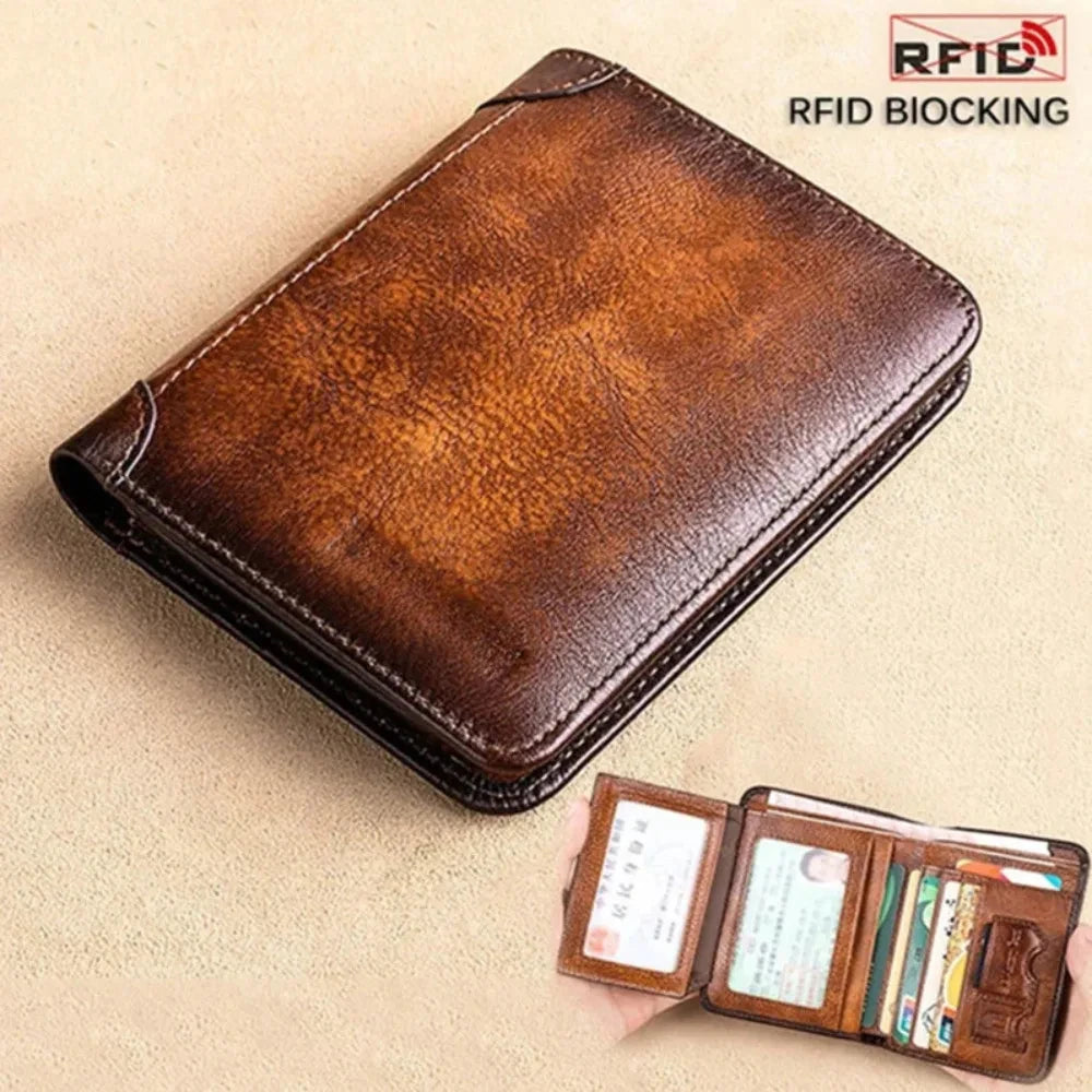 Men Wallet Genuine Leather