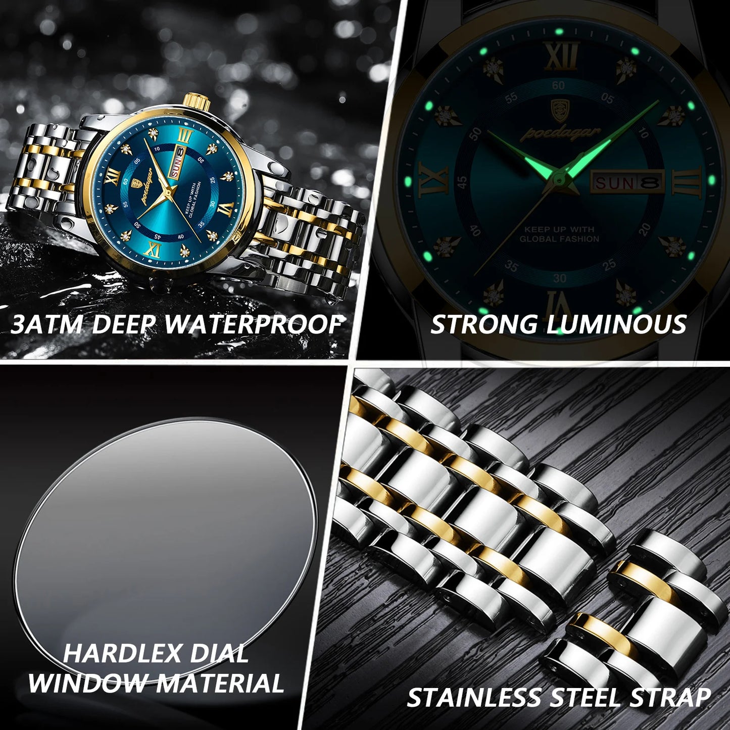 Luxury Watch for Man Stainless Steel