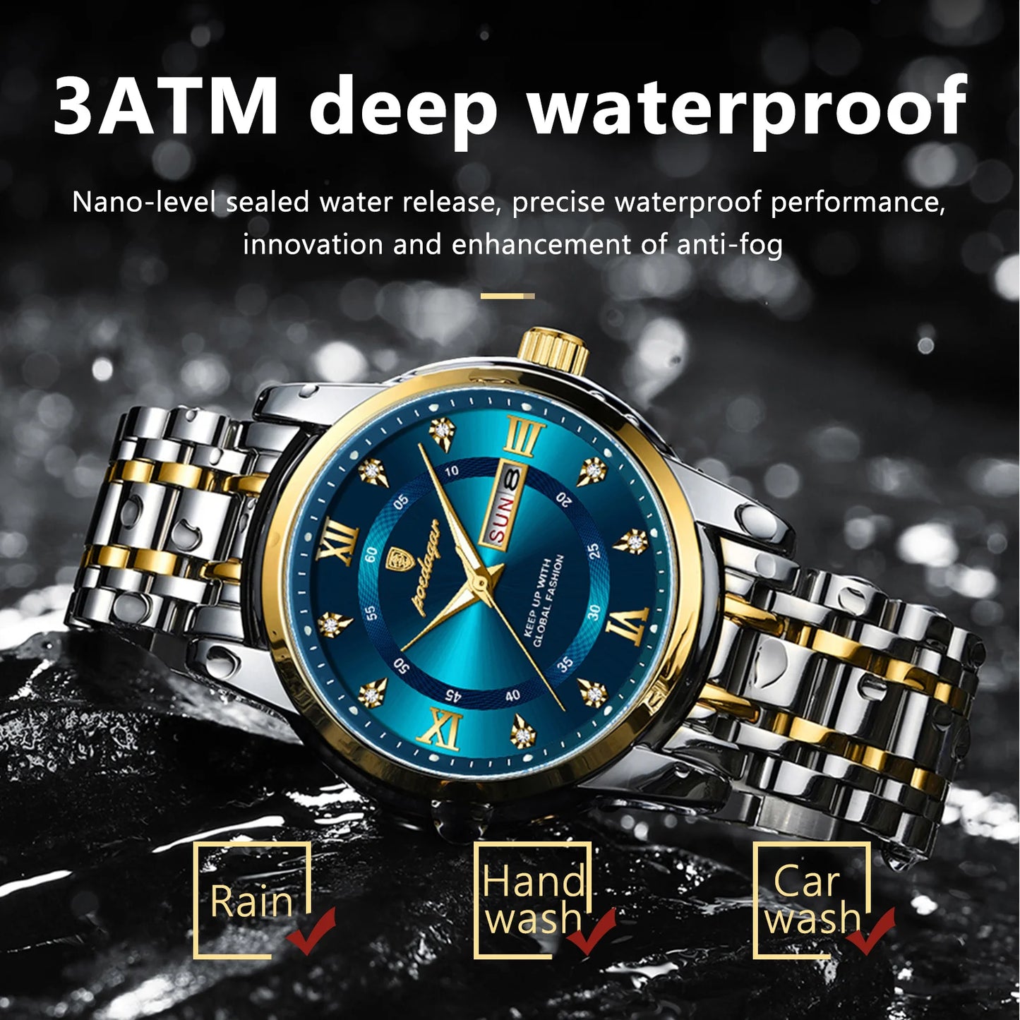 Luxury Watch for Man Stainless Steel