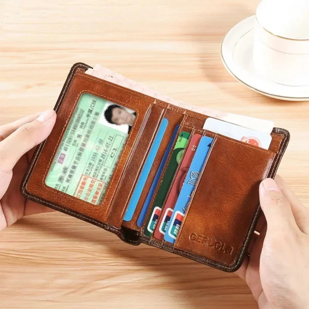 Men Wallet Genuine Leather