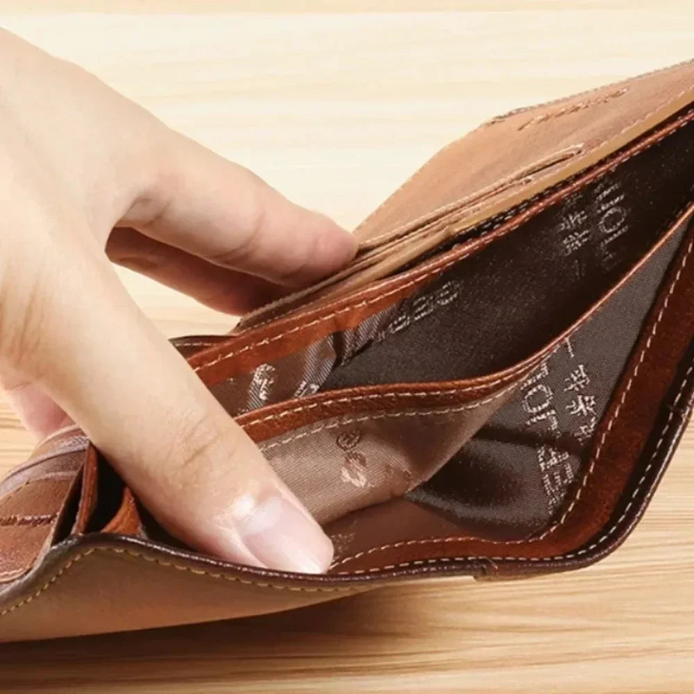 Men Wallet Genuine Leather