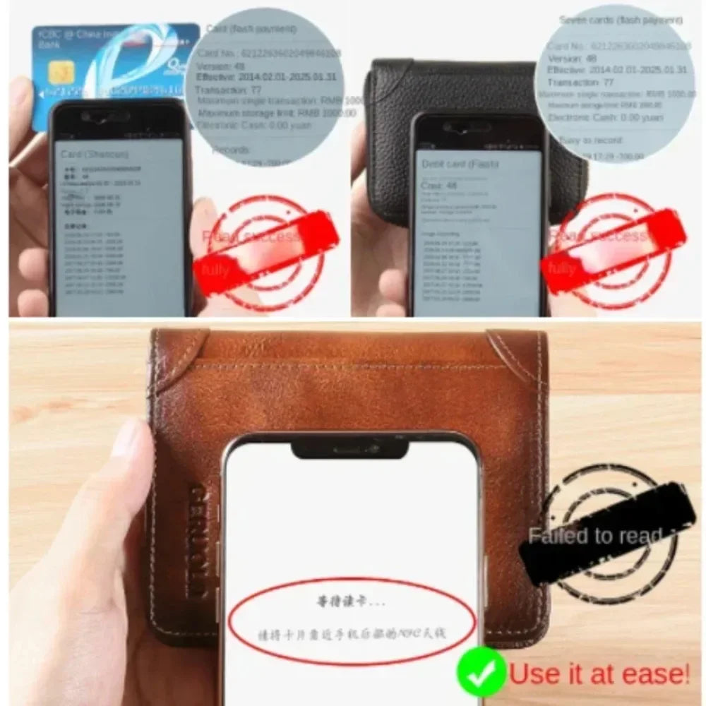 Men Wallet Genuine Leather