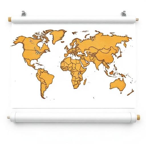 Scratch Off World Map Poster