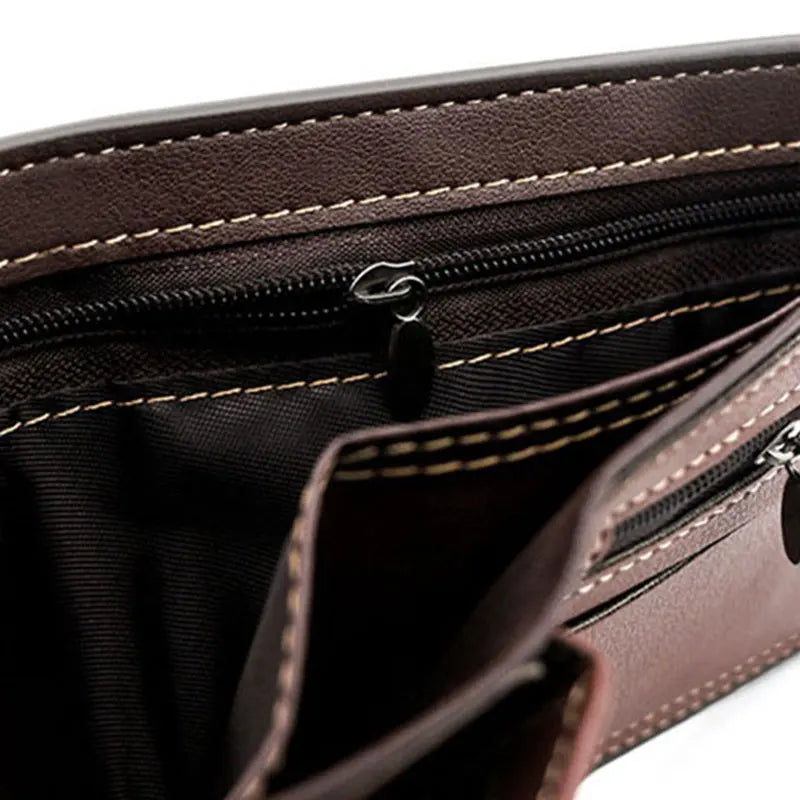 Short Men Wallets Zipper Coin Pocket