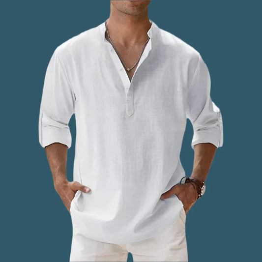 New Cotton Linen Shirts for Men